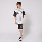Boys Black Logo Shorts, 1, hi-res