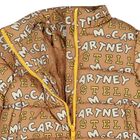 Younger Boys Beige Logo Padded Puffer Jacket, 1, hi-res