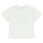 Boys White Logo Safari T-Shirt, 1, hi-res