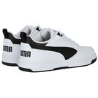 Boys White Rebound Trainers, 1, hi-res