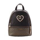 Girls Black Logo Backpack, 1, hi-res