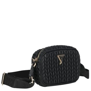 Girls Black Logo Quilted Bag