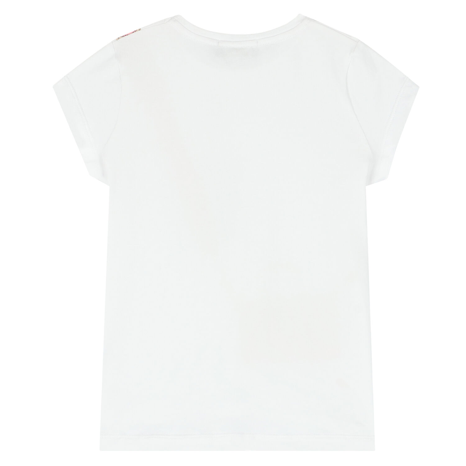 Girls White Logo Bag T-Shirt, 1, hi-res