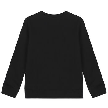 Boys Black Logo Sweatshirt