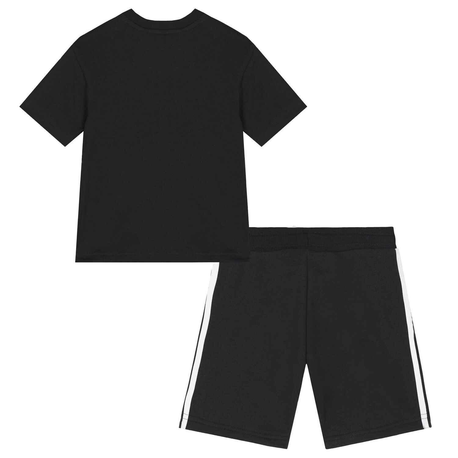 Black & White Logo Shorts Set, 1, hi-res