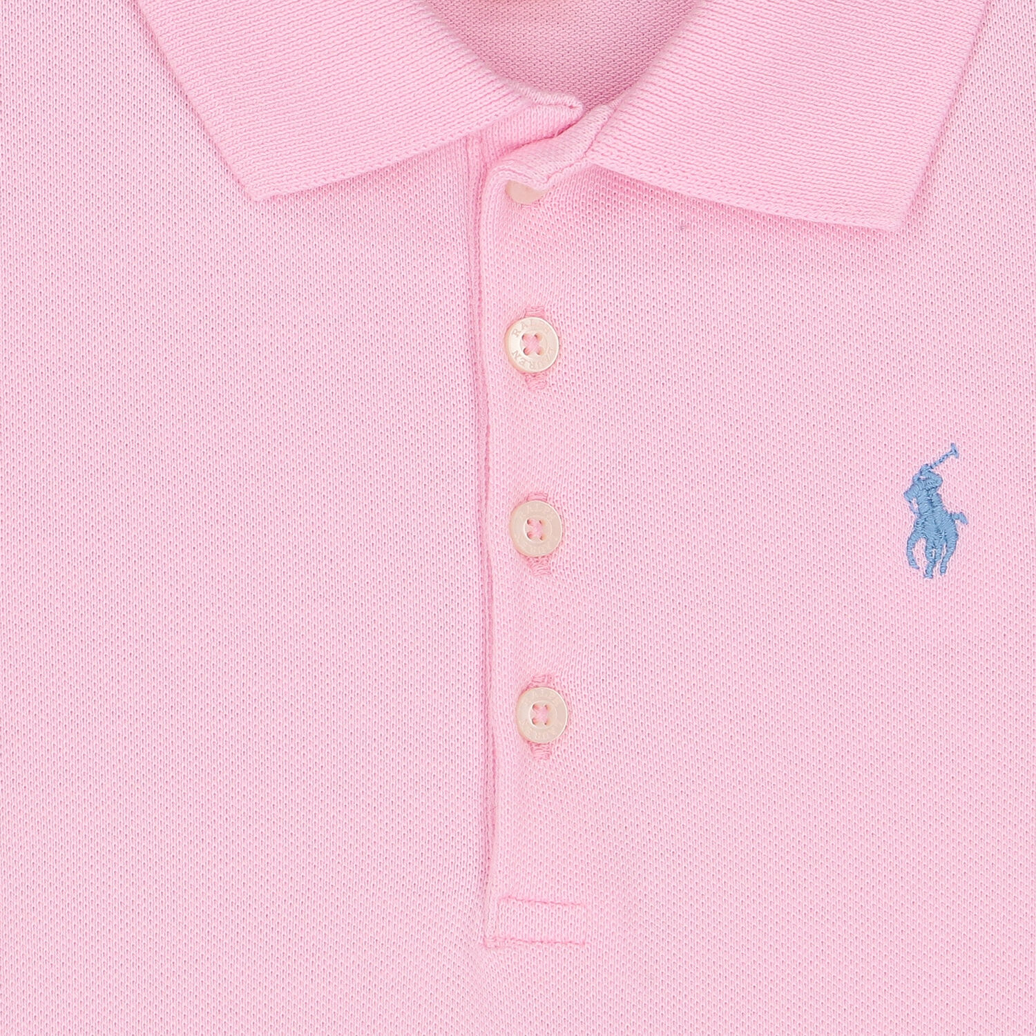Girls Pink Logo Polo Dress, 1, hi-res image number null