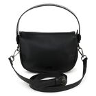 Girls Black Ikonik Mini-Me Logo Handbag, 1, hi-res