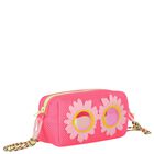 Girls Neon Pink Mesh Shoulder Bag, 1, hi-res