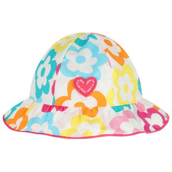 Girls Multi-Coloured Floral Hat