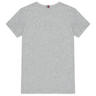 Boys Grey Logo T-Shirt, 1, hi-res