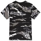 Boys Black Logo Camouflage T-Shirt, 1, hi-res