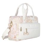 Baby Girls White & Pink Geo Map Changing Bag, 1, hi-res