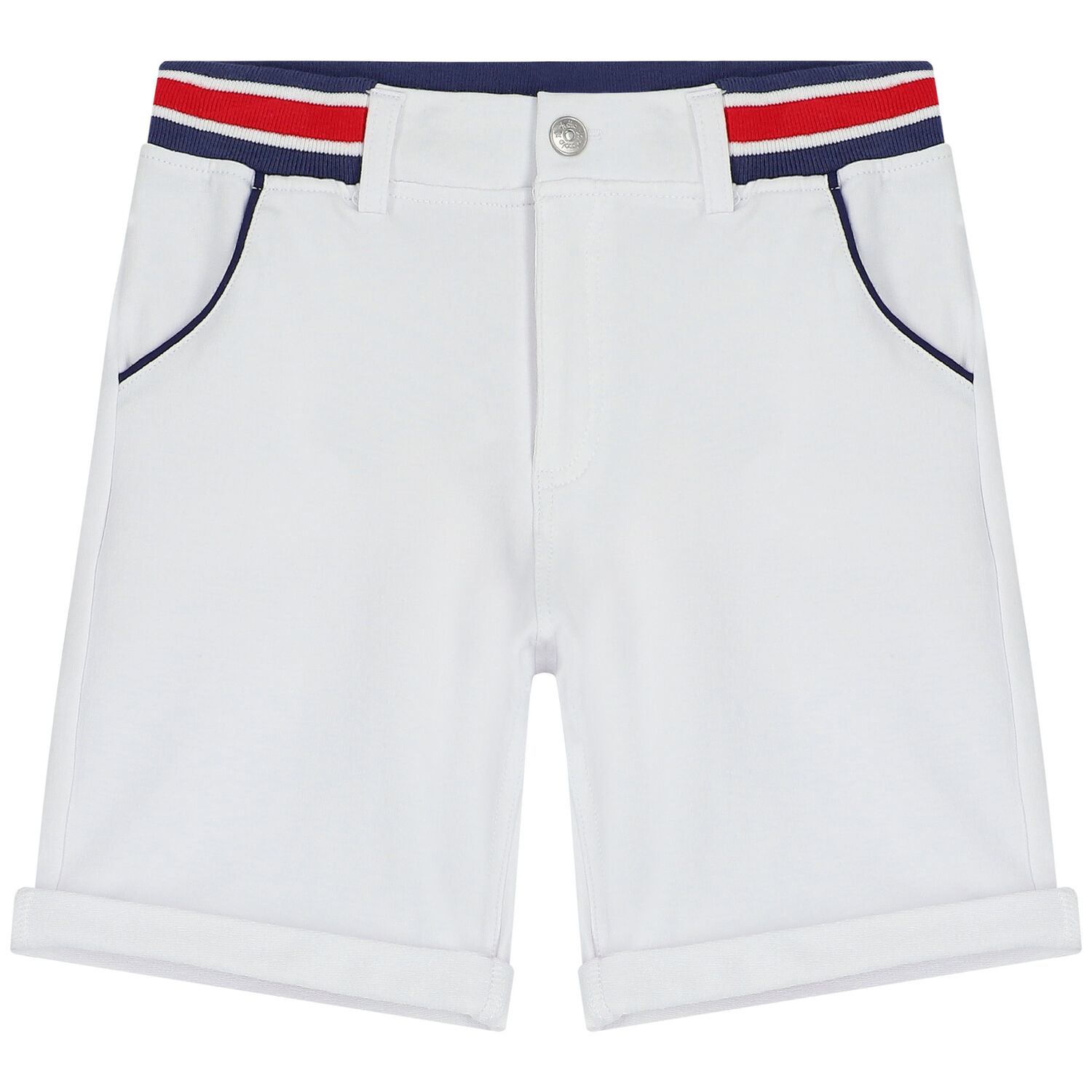 Boys Red, Blue & White Shorts Set, 1, hi-res