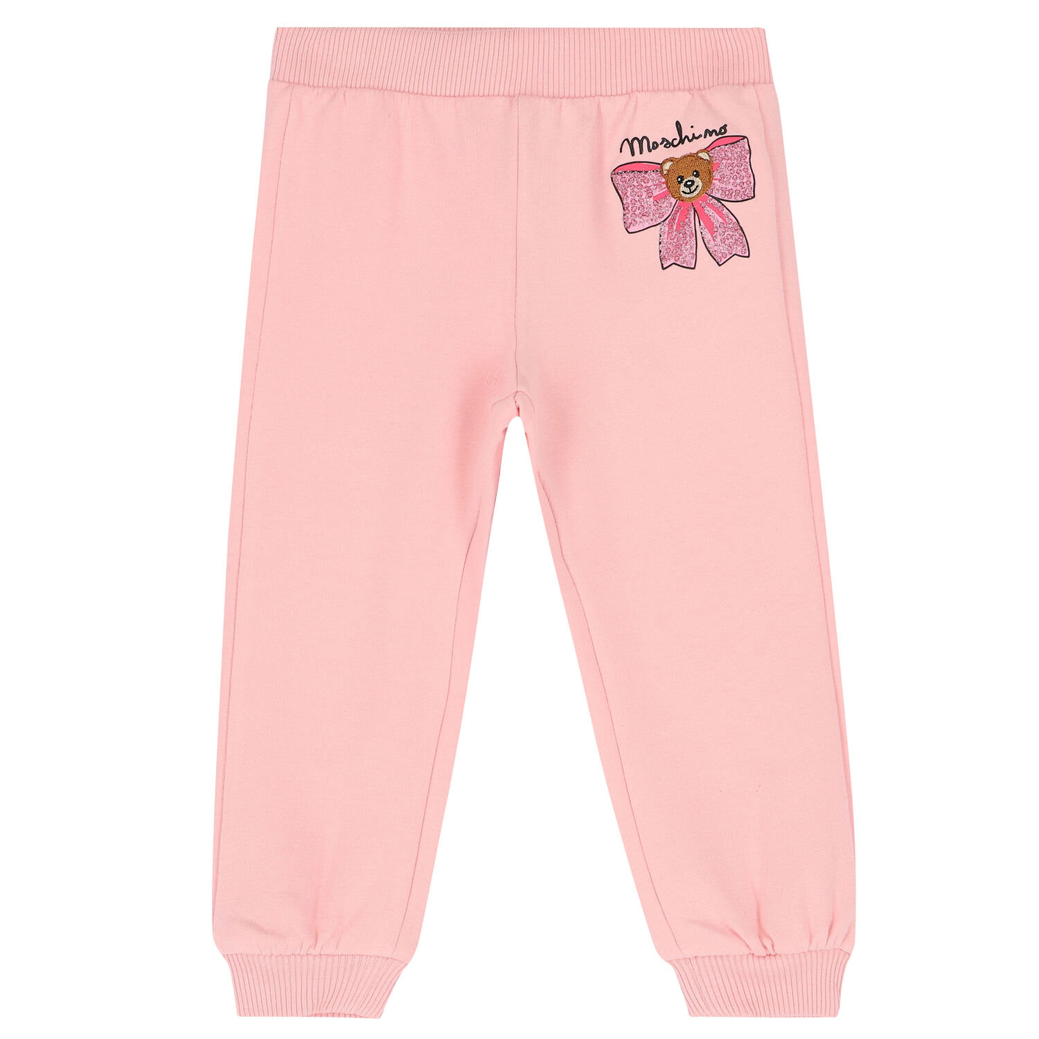 Younger Girls Pink Logo Ruffle Tracksuit, 1, hi-res