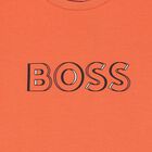 Boys Orange Logo T-Shirt, 1, hi-res