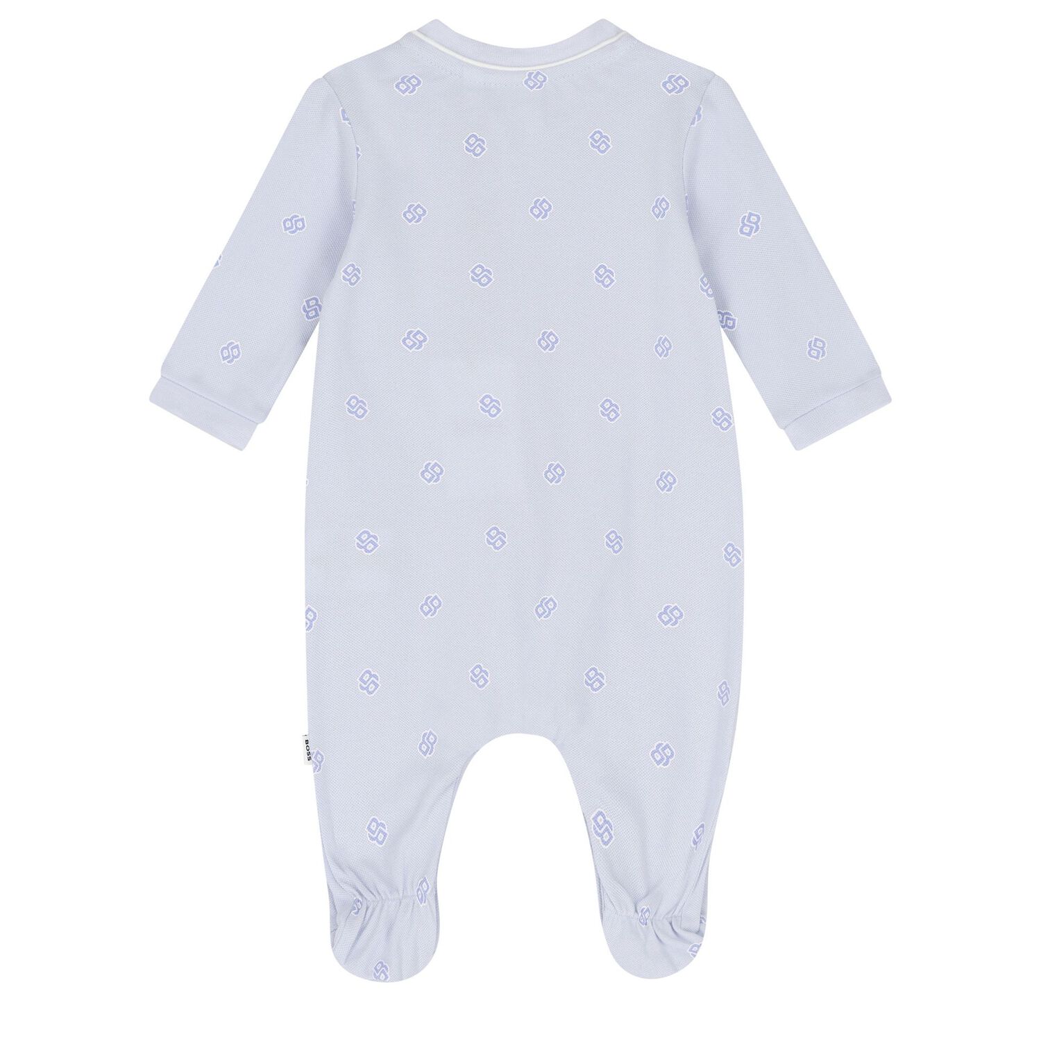 Baby Boys Blue Logo Babygrow Gift Set, 1, hi-res image number null