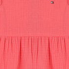 Baby Girls Pink Logo Dress, 1, hi-res