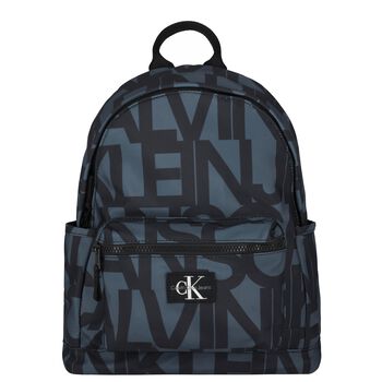 Blue & Black Logo Backpack