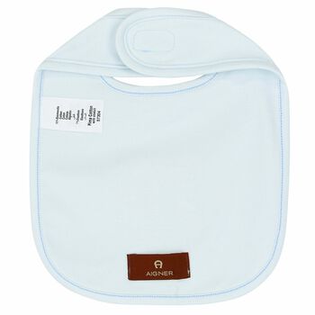 Blue & Gold Logo Baby Bib