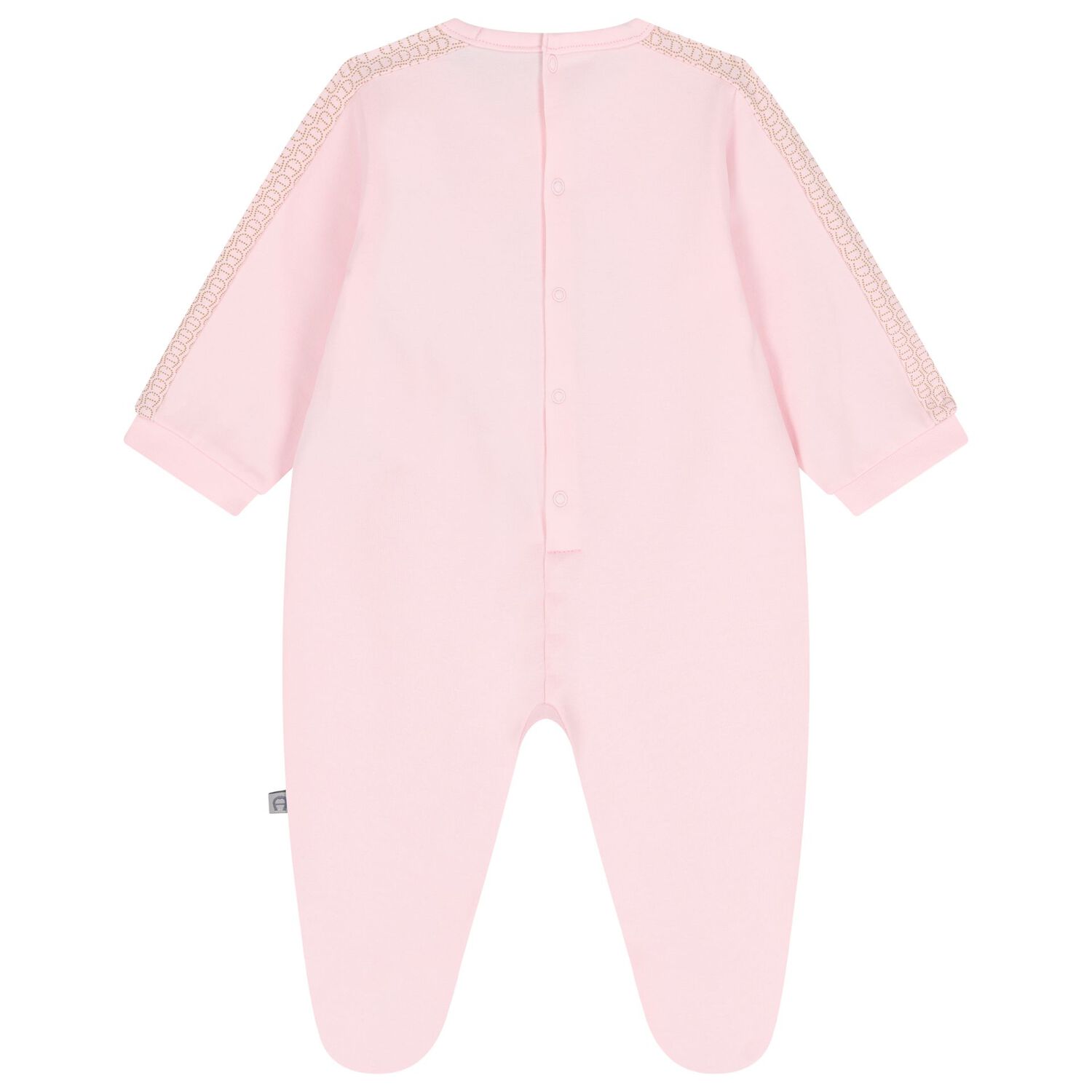 Baby Girls Pink Logo Babygrow, 3, hi-res