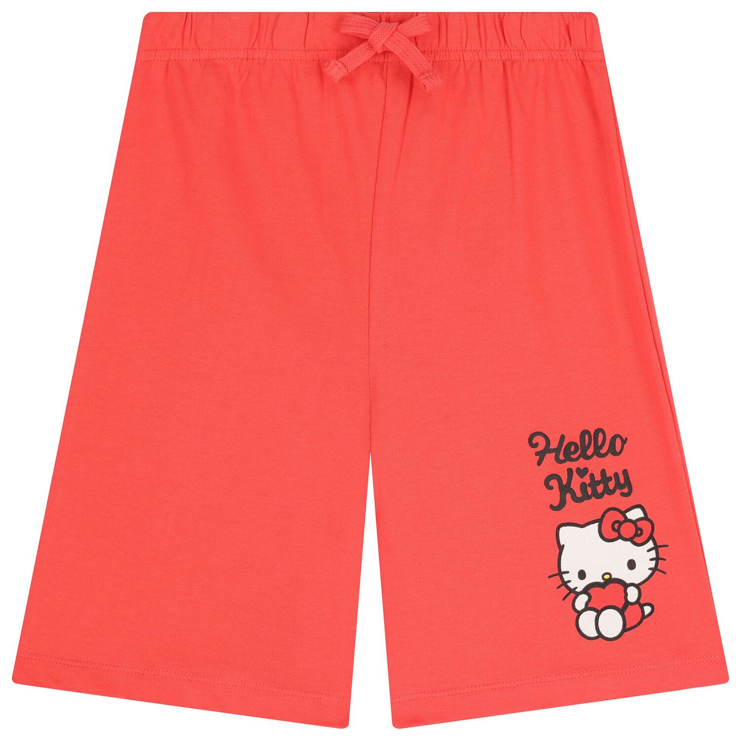 Girls Red Hello Kitty Shorts Set, 1, hi-res