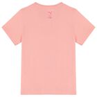 Girls Pink Hello Kitty Logo T-Shirt, 2, hi-res