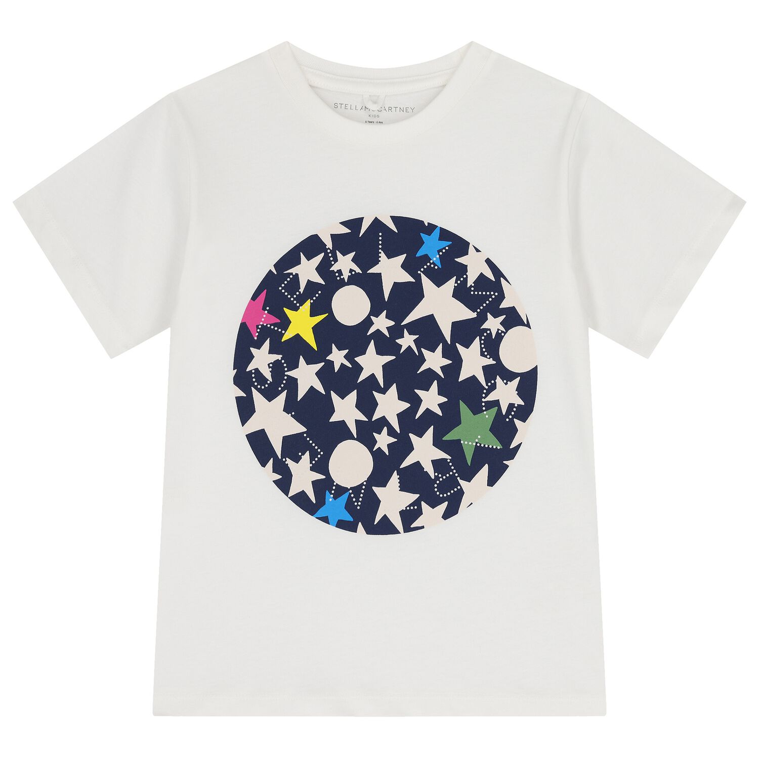 Girls White Logo T-Shirt, 1, hi-res