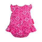 Baby Girls Pink Logo Dress, 1, hi-res