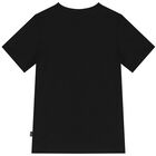 Boys Black Logo T-Shirt, 2, hi-res