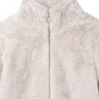 Girls Beige FauxFur Jacket, 1, hi-res