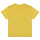 Younger Boys Ivory, Green & Yellow Shorts Set, 3, hi-res