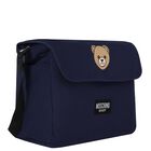 Navy Blue Teddy Bear Baby Changing Bag, 1, hi-res