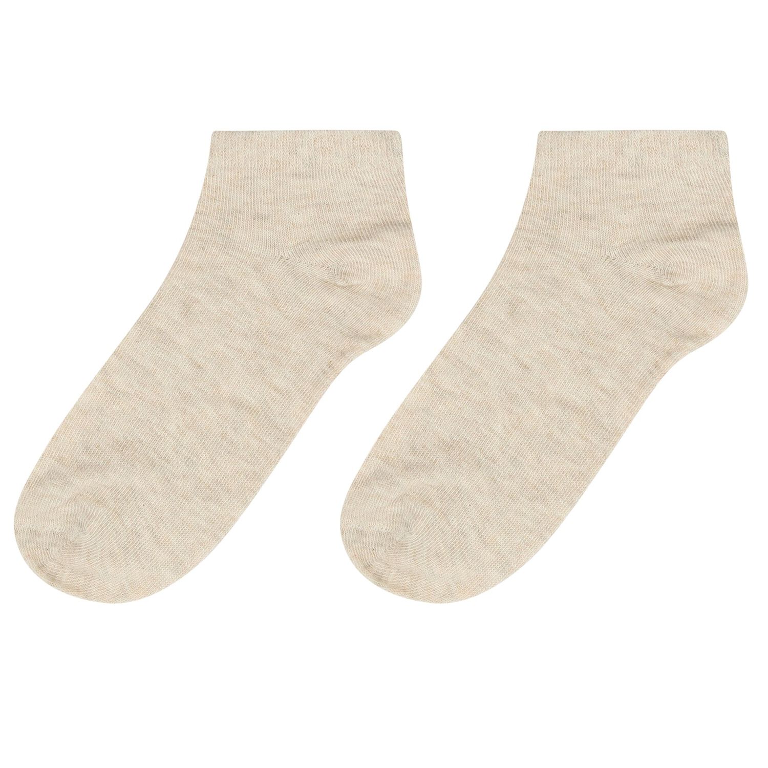 Boys Beige & White Socks (3 Pack) , 2, hi-res