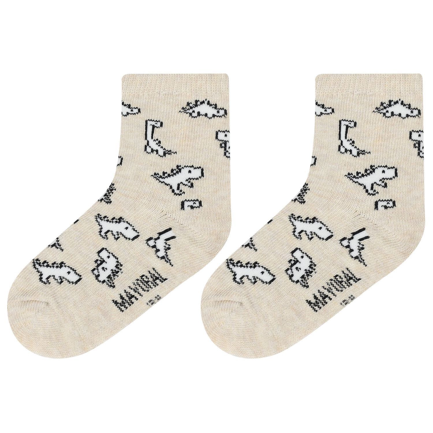 Baby Boys Green, Beige & Black Dino Print Socks ( 3-Pack ), 2, hi-res image number null