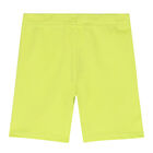 Boys Green Cotton Shorts, 1, hi-res