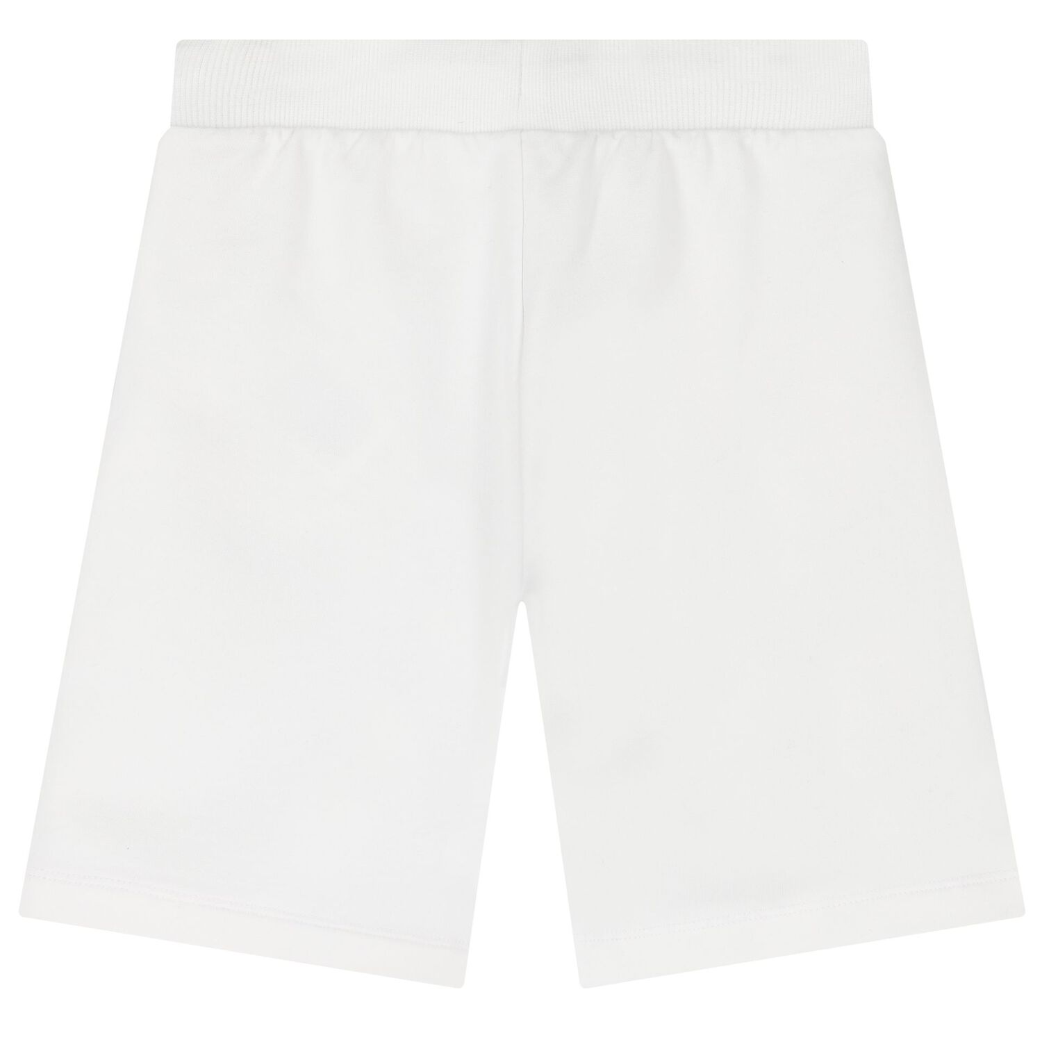 Boys White Logo Shorts, 1, hi-res
