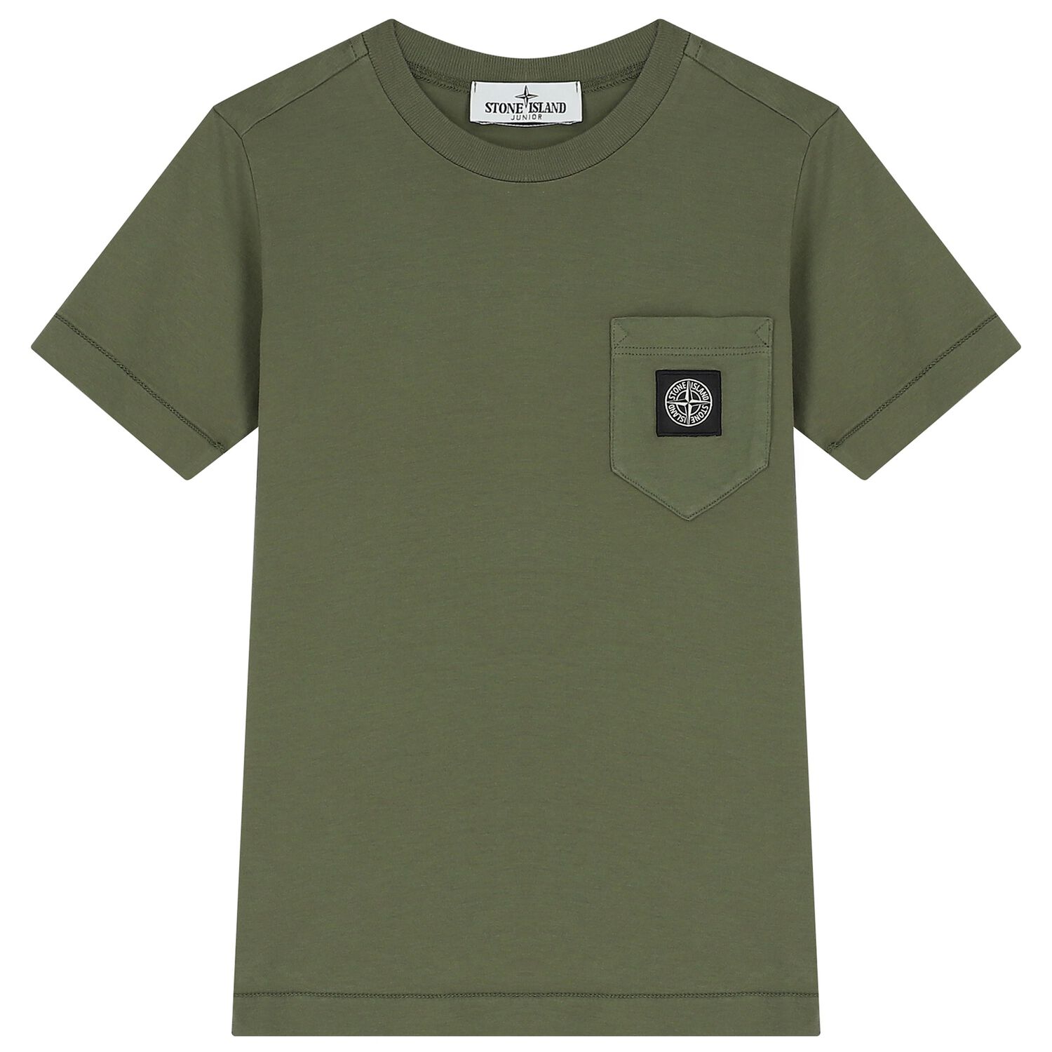 Boys Khaki Green Logo T-Shirt, 2, hi-res image number null