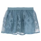 Younger Girls Blue Tulle Skirt, 2, hi-res