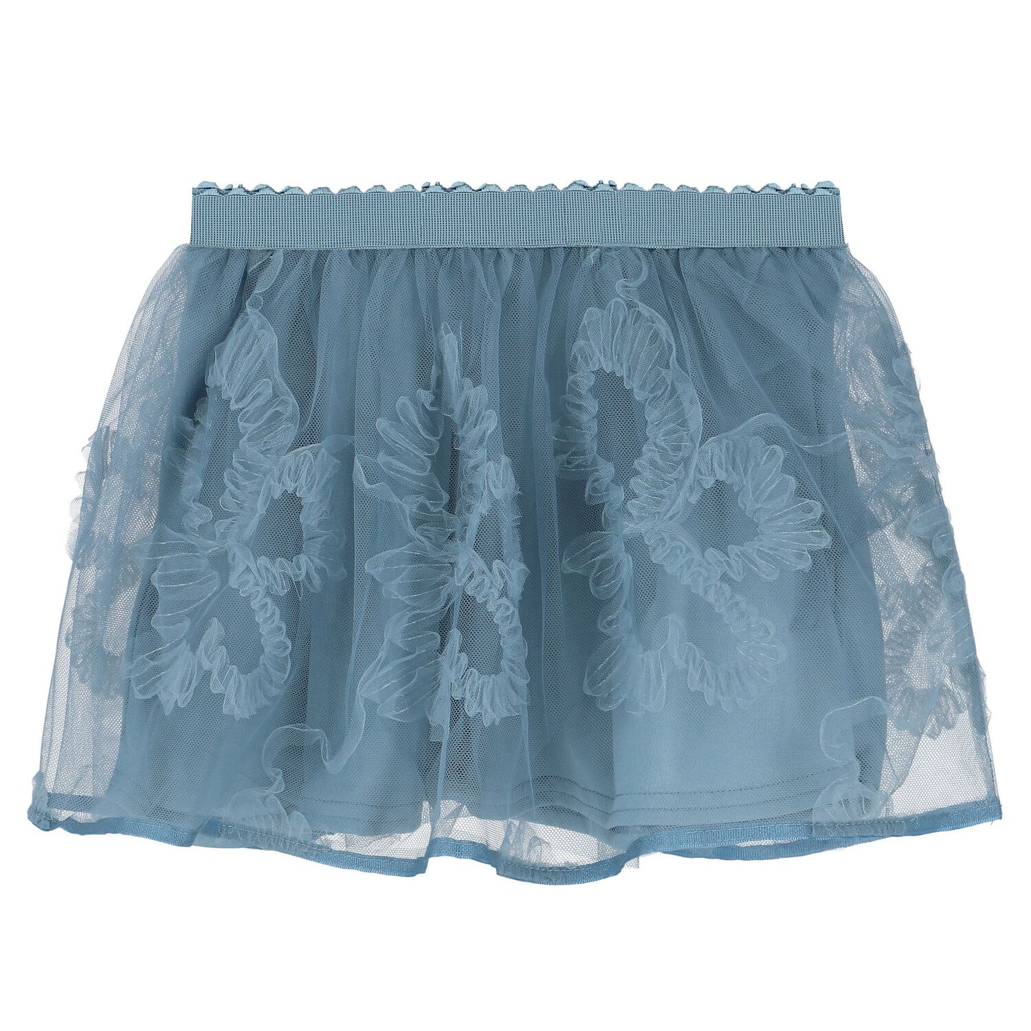Younger Girls Blue Tulle Skirt, 2, hi-res image number null