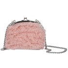 Girls Pink Tulle Shoulder Bag, 1, hi-res