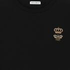 Boys Black Bee & Crown T-Shirt, 1, hi-res