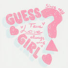 Girls White Logo T-Shirt, 1, hi-res