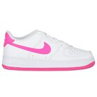 Girls White & Pink Air Force 1 Trainers, 2, hi-res