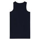 Girls Navy Logo Dress, 1, hi-res