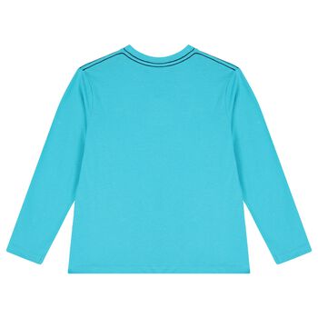 Boys Blue Long Sleeve Top