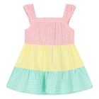 Baby Girls Multi-Coloured Gingham Dress Set, 1, hi-res