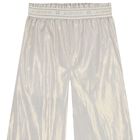 Girls Gold Logo Trousers, 1, hi-res