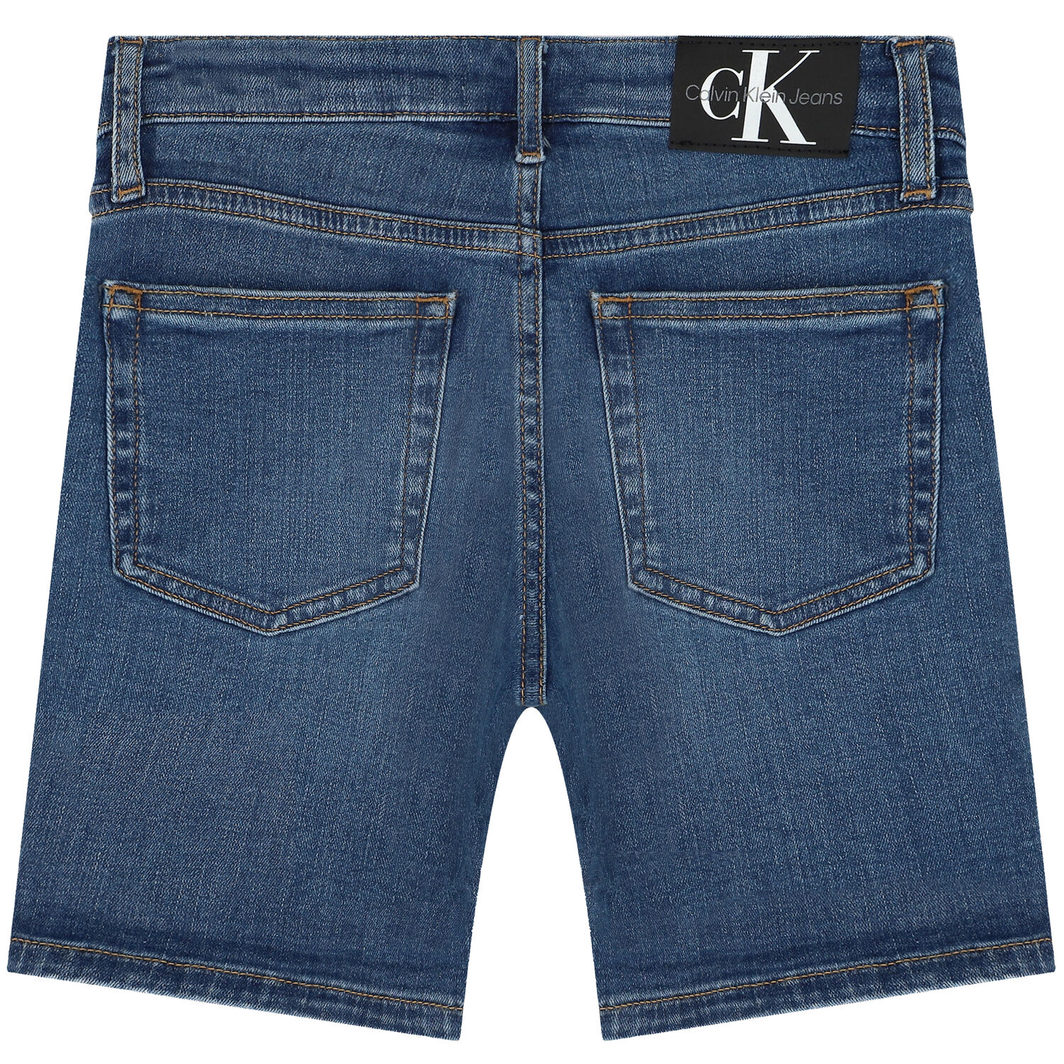 Boys Blue Denim Shorts, 1, hi-res