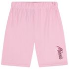 Girls Pink Minnie Mouse Shorts Set, 1, hi-res