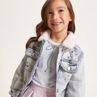 Girls Ivory, Pink & Blue Jewel Skirt Set, 1, hi-res